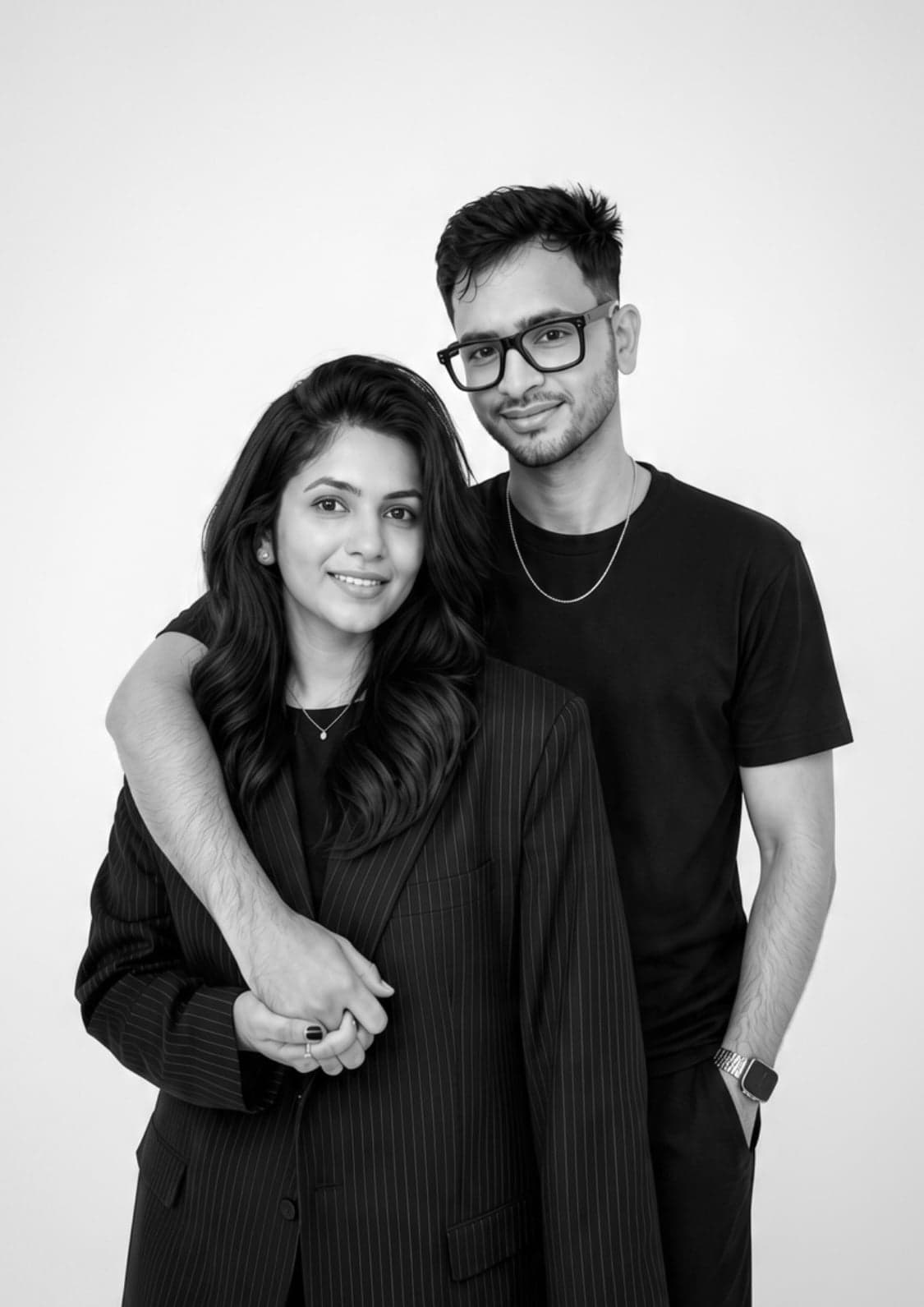 Ashi & Shabeer, founders of Couple Artistry by Shaash